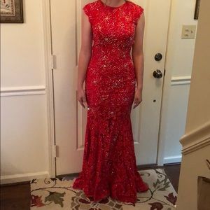 Jovani Red Prom Dress